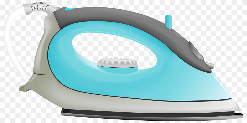 Blue Iron Clipart, Appliance, Device, Electrical Device, Clothes Iron Png Image