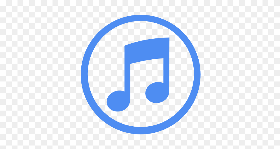 Blue Itunes Icon, Sign, Symbol, Logo Free Png