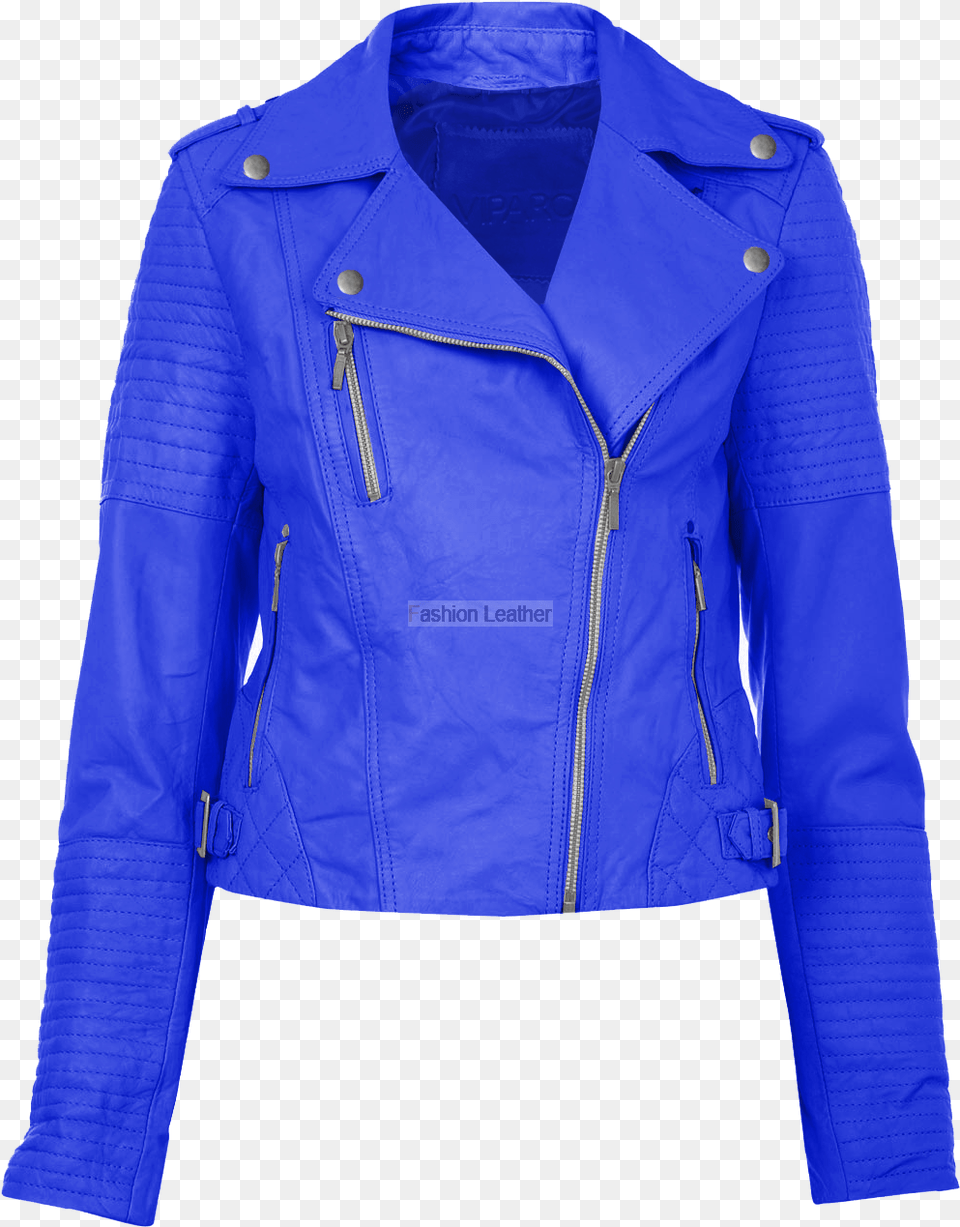 Blue Jacket With Background Red Leather Jacket, Clothing, Coat, Leather Jacket Free Transparent Png