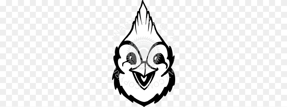 Blue Jay Clipart Mascot, Stencil, Animal, Beak, Bird Free Transparent Png