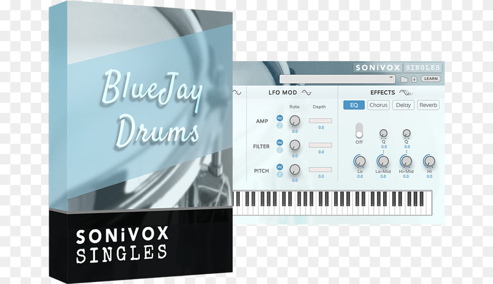Blue Jay Drums Sonivox Blue Jay Drums, Text, Keyboard Png Image
