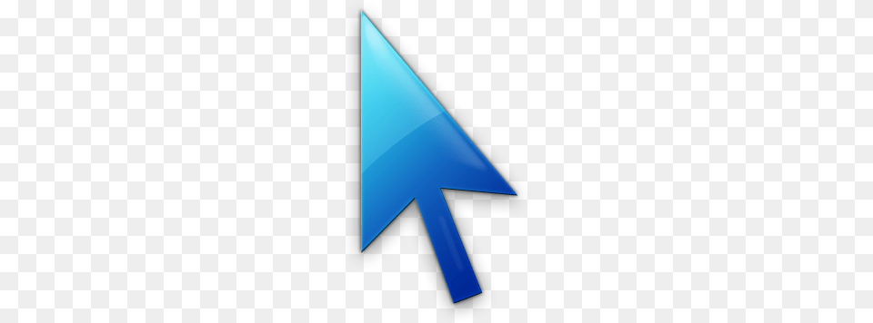 Blue Jelly Blue Mouse Pointer, Triangle, Weapon Free Png Download