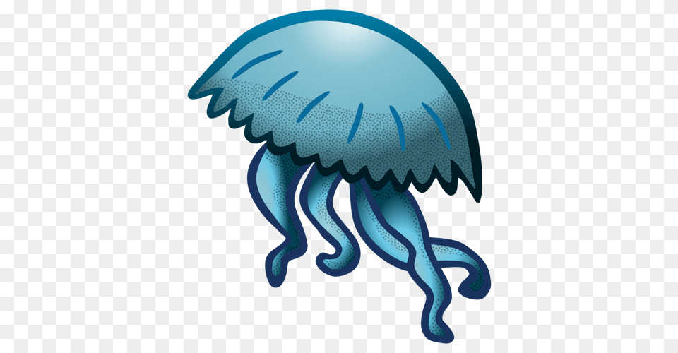 Blue Jellyfish, Animal, Invertebrate, Sea Life, Fish Free Transparent Png
