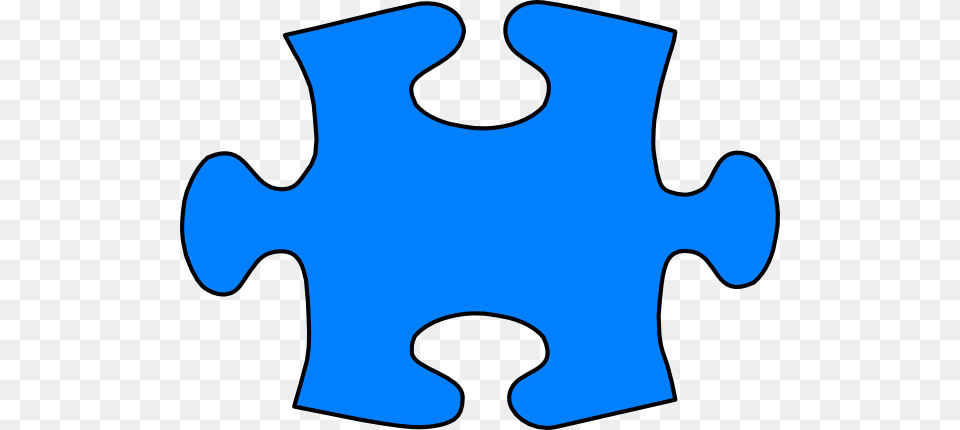 Blue Jigsaw Puzzle Piece Large Clip Art, Game, Jigsaw Puzzle Png Image