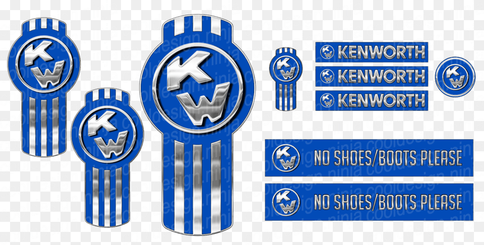 Blue Kenworth Logo, Badge, Symbol Free Png