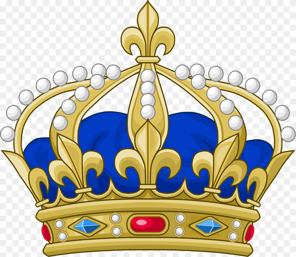 Blue King Crown 3 Image Royal Crown Clipart, Accessories, Jewelry, Bulldozer, Machine Free Png Download