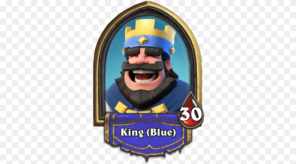 Blue Kingamp Clash Royale King Card, Baby, Person Free Png Download