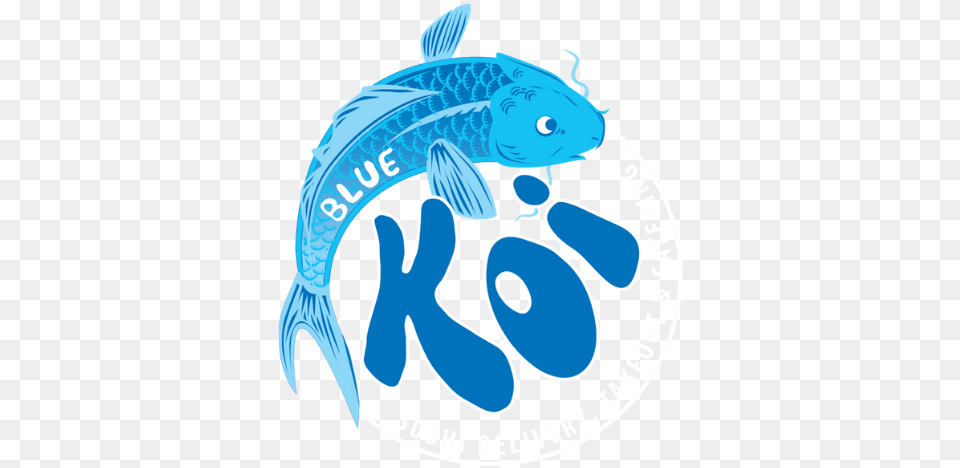 Blue Koi Sushi Trout, Animal, Sea Life, Carp, Fish Free Png Download