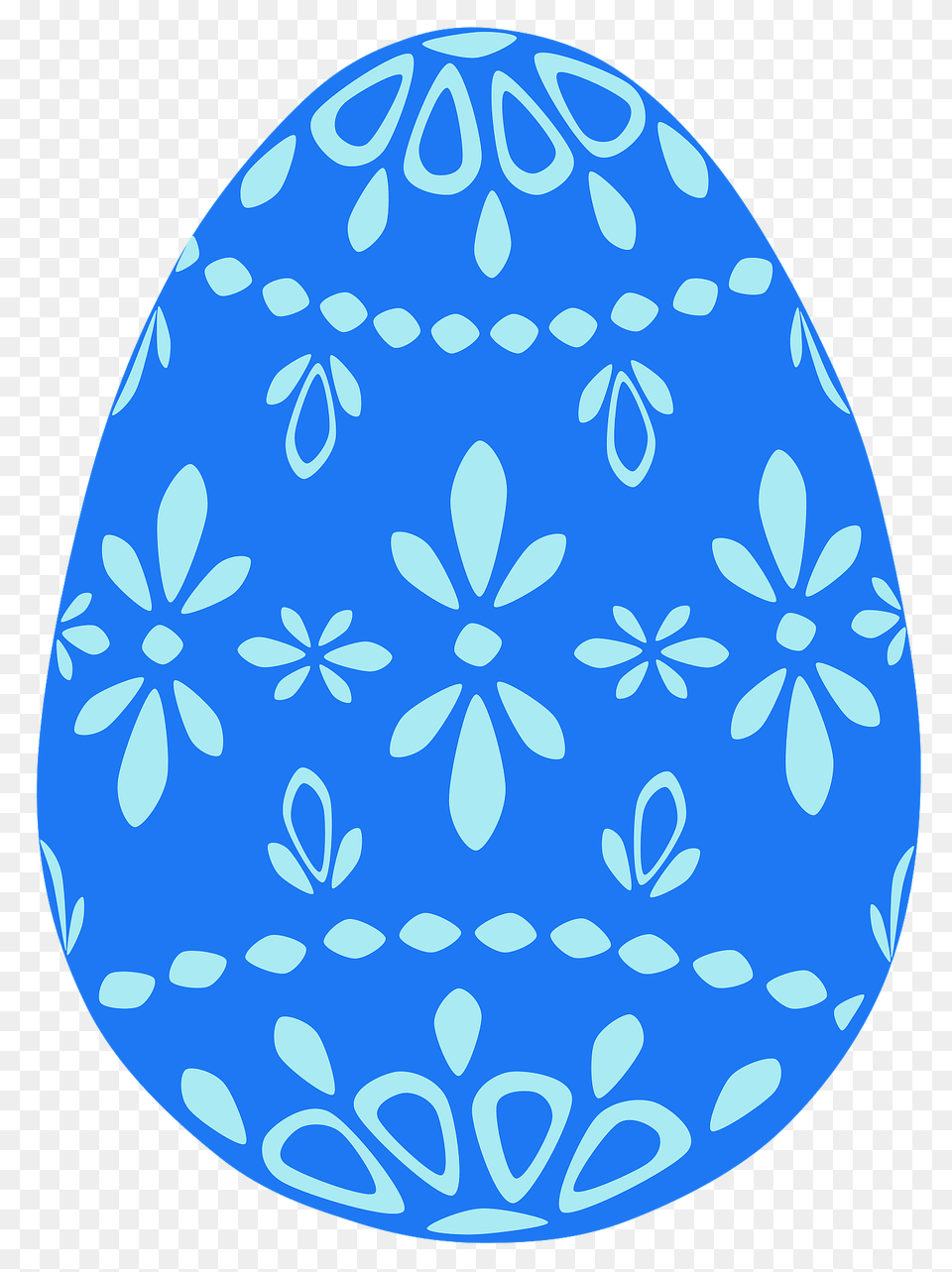 Blue Lace Easter Egg Clipart, Easter Egg, Food Free Transparent Png