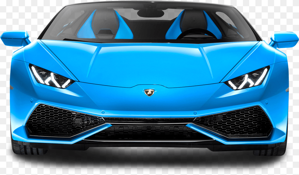 Blue Lamborghini Huracan Lp 610 4 Lamborghini Huracan 610 4 Spyder, Car, Coupe, Sports Car, Transportation Png Image