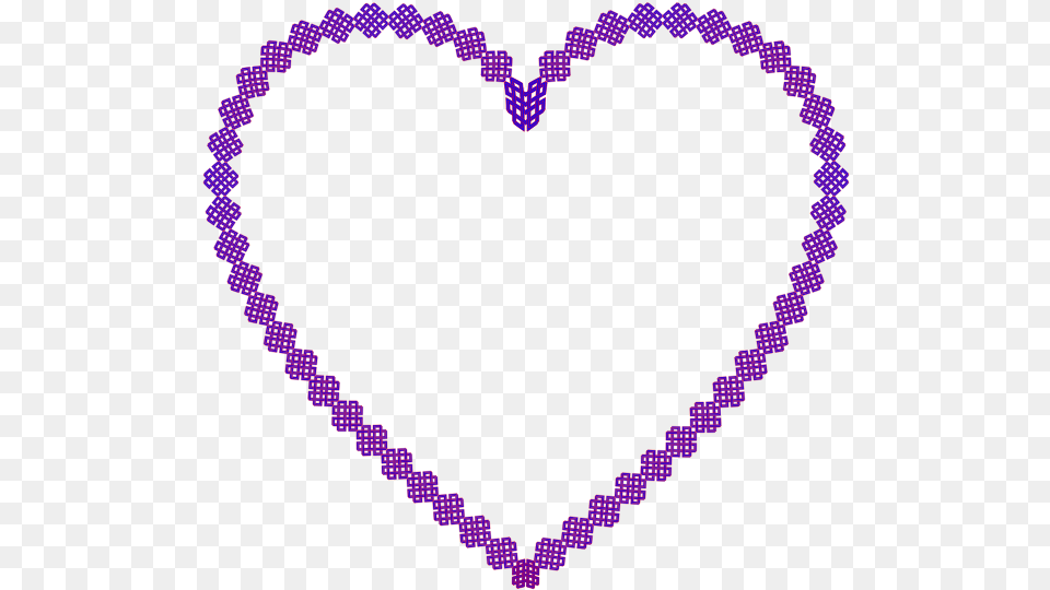 Blue Lattice Heart Purple Sparkle Heart Gif, Accessories, Jewelry, Necklace Free Png