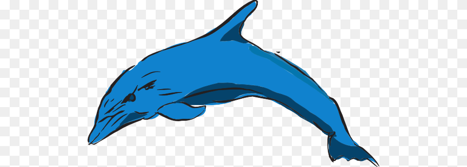 Blue Leaping Dolphin Clip Art For Web, Animal, Mammal, Sea Life, Fish Free Png Download