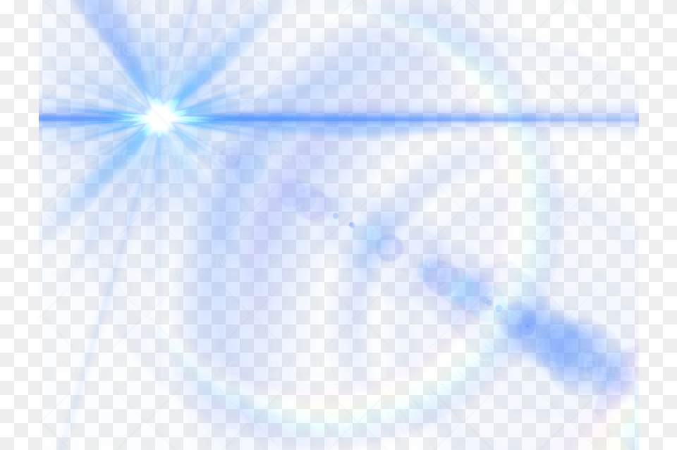 Blue Lens Flare Effect Image, Light, Nature, Outdoors, Sky Free Png Download