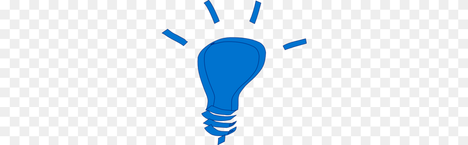 Blue Light Bulb Clip Art, Lightbulb Free Png