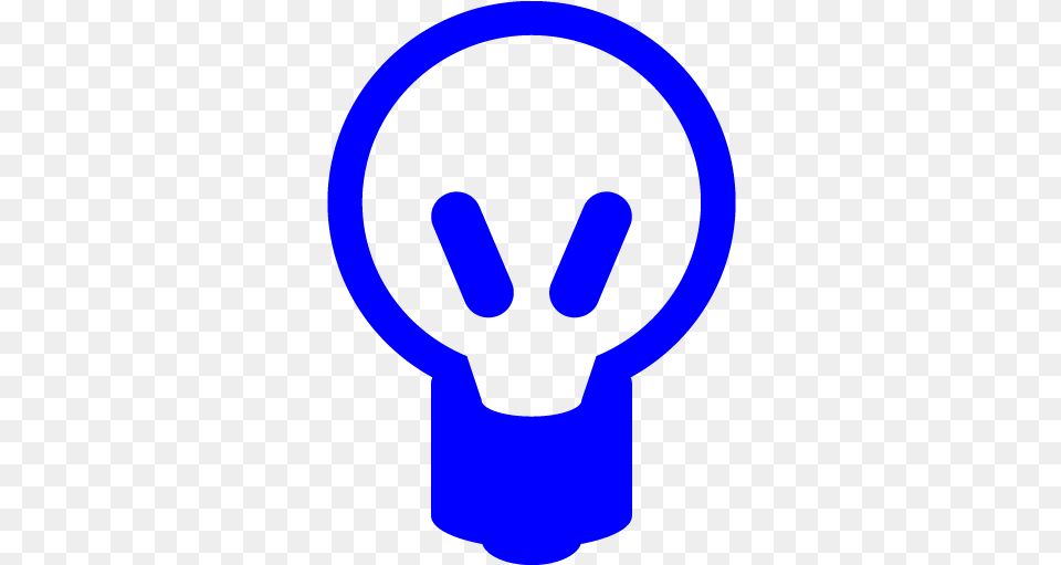 Blue Light Bulb Icons Dot, Lighting, Person, Lightbulb Png Image