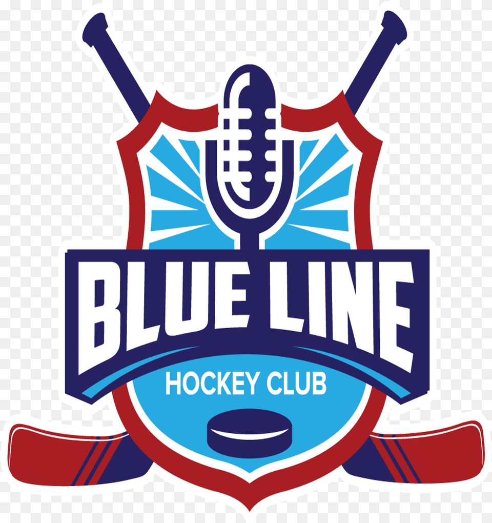 Blue Line Hockey Club, Logo, Symbol, Emblem, Weapon Free Transparent Png