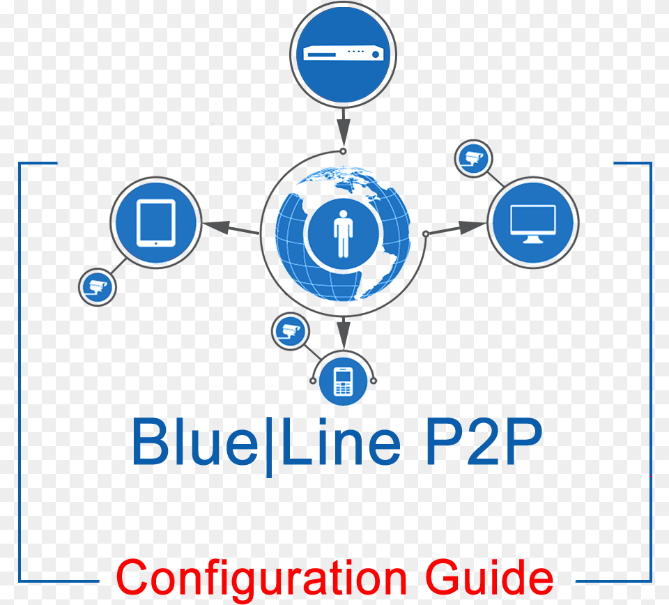 Blue Line P2p Internet Makes Our Life Easy Png