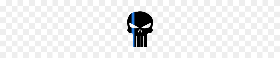 Blue Line Punisher Skull Krushers, Blackboard Free Png