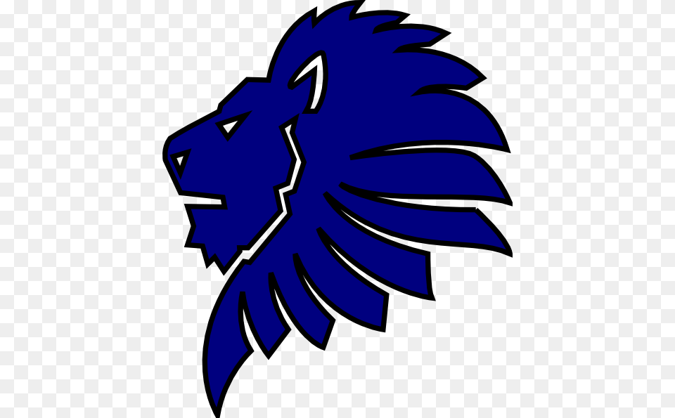 Blue Lion Clip Art, Emblem, Symbol, Animal, Fish Png
