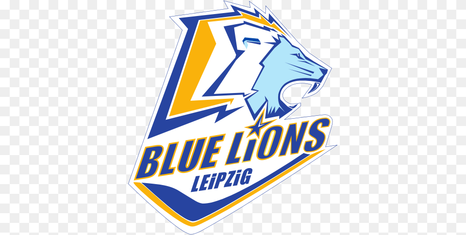 Blue Lions Blue Lions Leipzig, Logo, Symbol, Emblem Png Image
