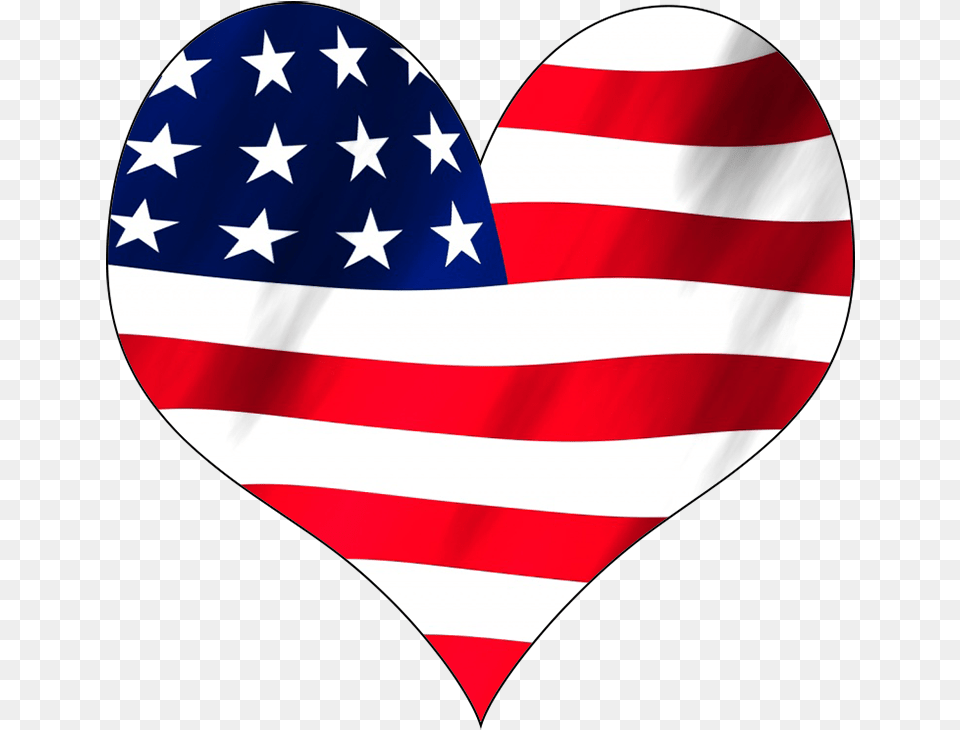 Blue Lives Matter Heart, Flag, American Flag Png Image