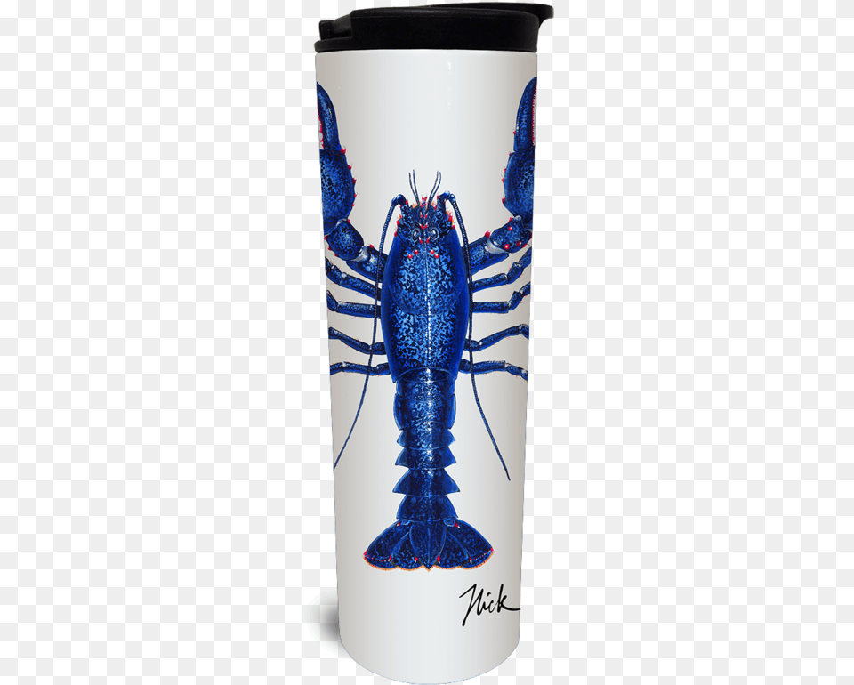 Blue Lobster 3 Steel Tumbler Watermark, Food, Seafood, Animal, Invertebrate Free Transparent Png