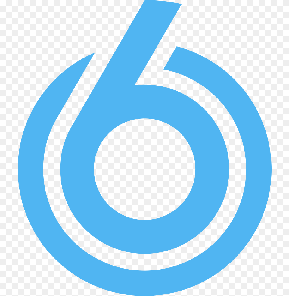 Blue Logo For Dutch Tv Channel Sbs6 Down Steal This Album, Text, Symbol, Number, Disk Free Png Download