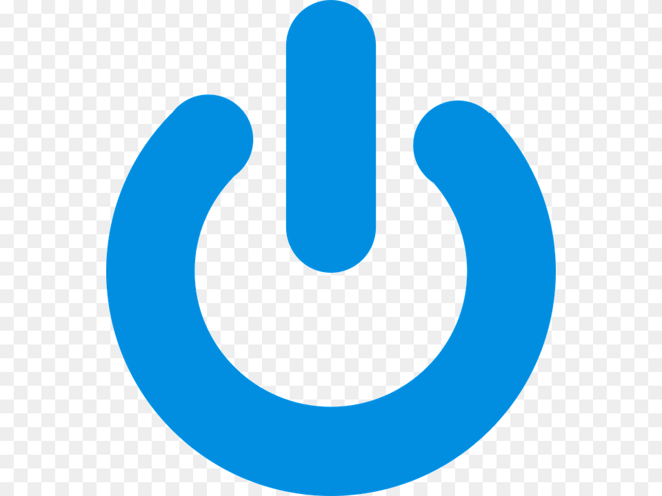 Blue Logout Button, Electronics, Hardware Free Png