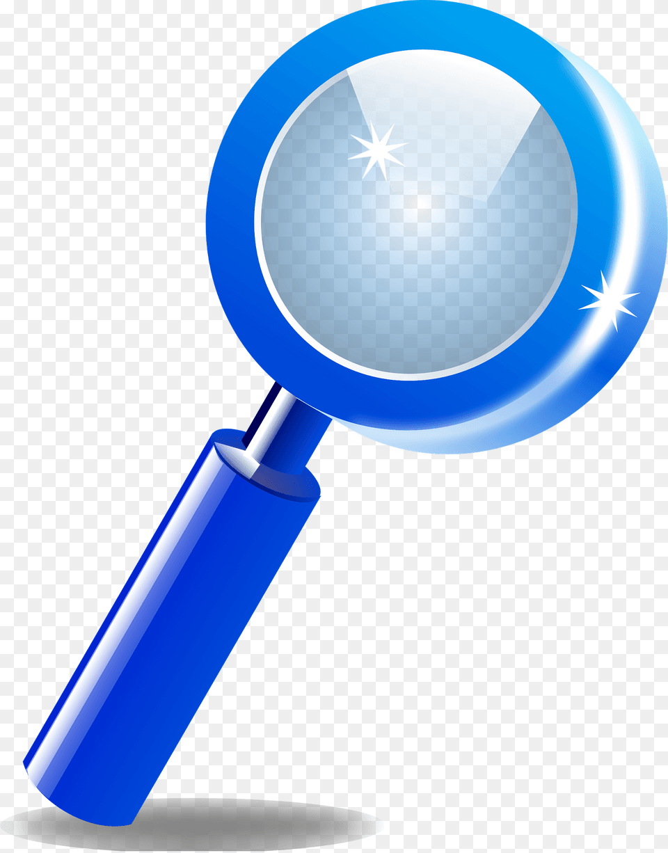 Blue Magnifying Glass Clipart Free Png Download