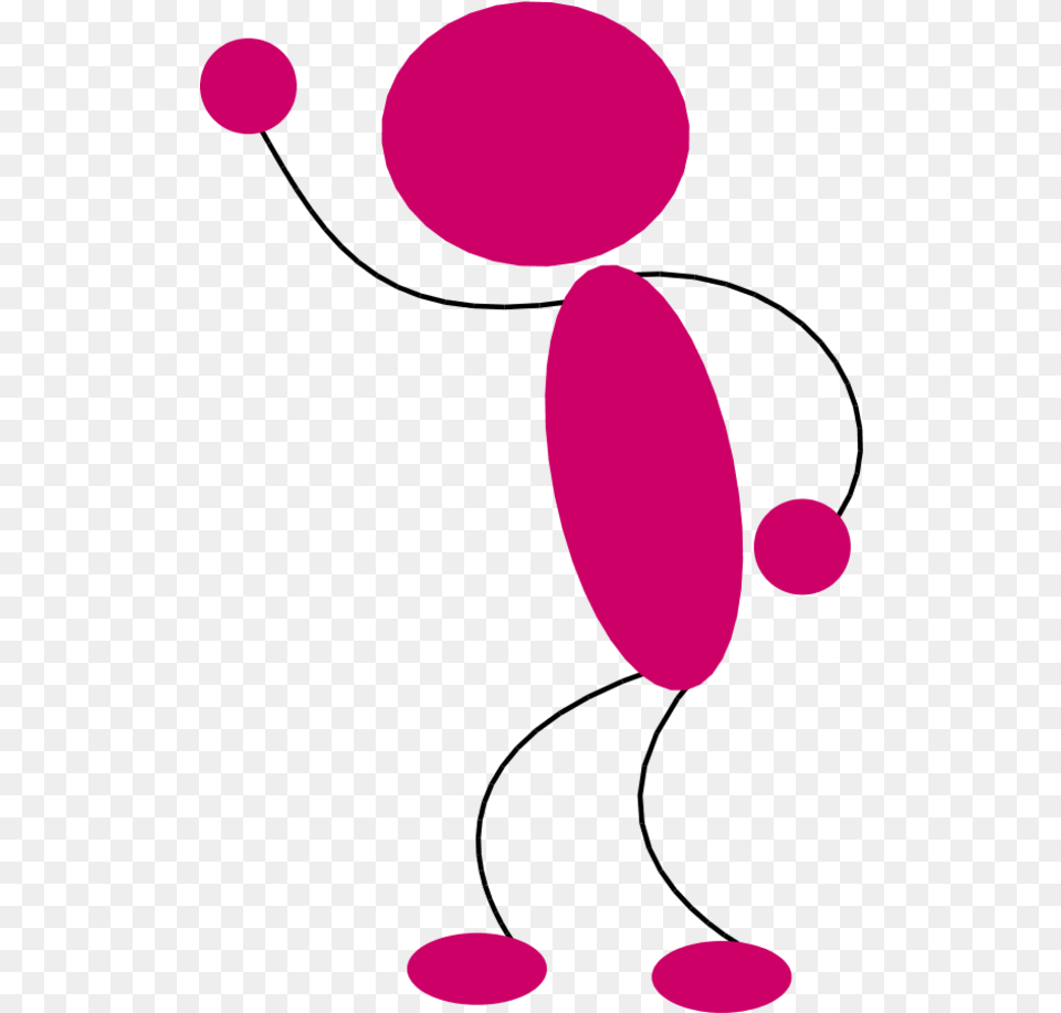 Blue Man Waving Shouting Cheering Stickman Transparent Angry Blue Stick Figure, Purple, Lighting, Astronomy, Moon Free Png Download