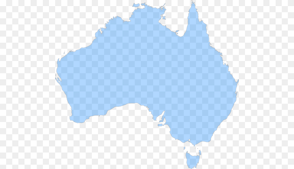 Blue Map Australia Hi Faded3 Map Of Australia Blue, Chart, Plot, Land, Nature Png Image