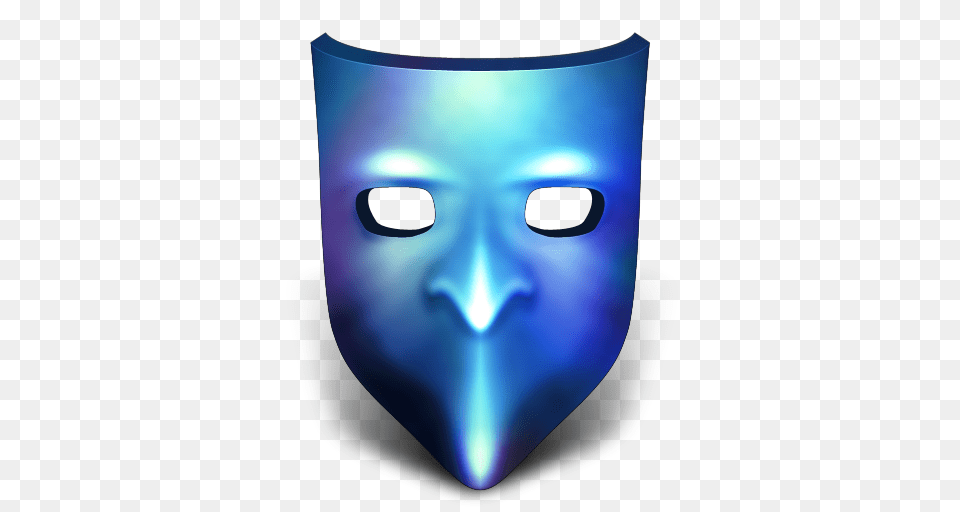 Blue Mask Icon Free Png