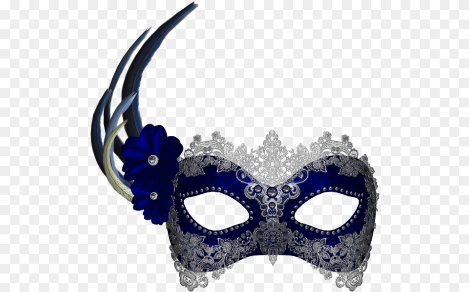Blue Masquerade Mask, Chandelier, Lamp, Crowd, Person Png Image