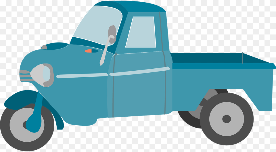 Blue Mazda T1500 Clipart, Pickup Truck, Transportation, Truck, Vehicle Free Png