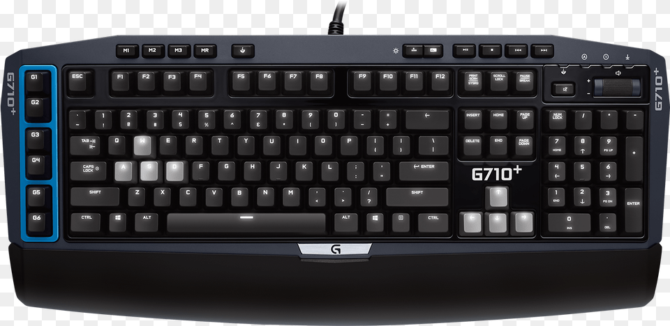 Blue Mechanical Gaming Keyboard Ghost Recon Wildlands Keyboard Layout, Computer, Computer Hardware, Computer Keyboard, Electronics Png