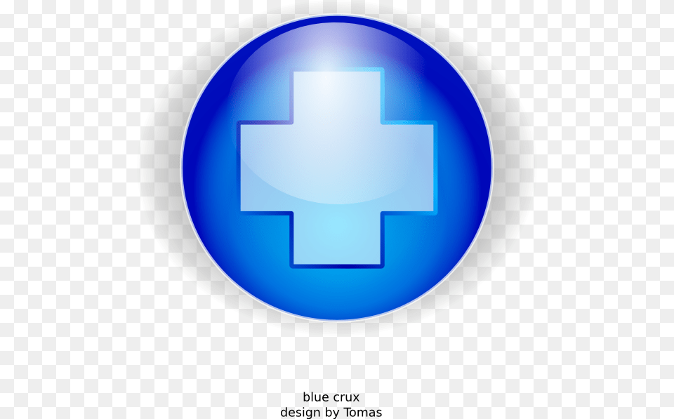 Blue Medical Cross In Circle, Disk, Symbol, Sphere Free Png