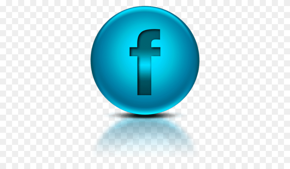 Blue Metallic Orb Icon Social Media Logos Facebook Logo, Symbol Free Png