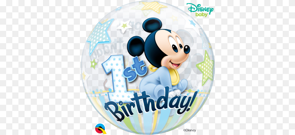 Blue Mickey Mouse Birthday Image Mickey Mouse Baby 1st Birthday, Sphere, Disk Png
