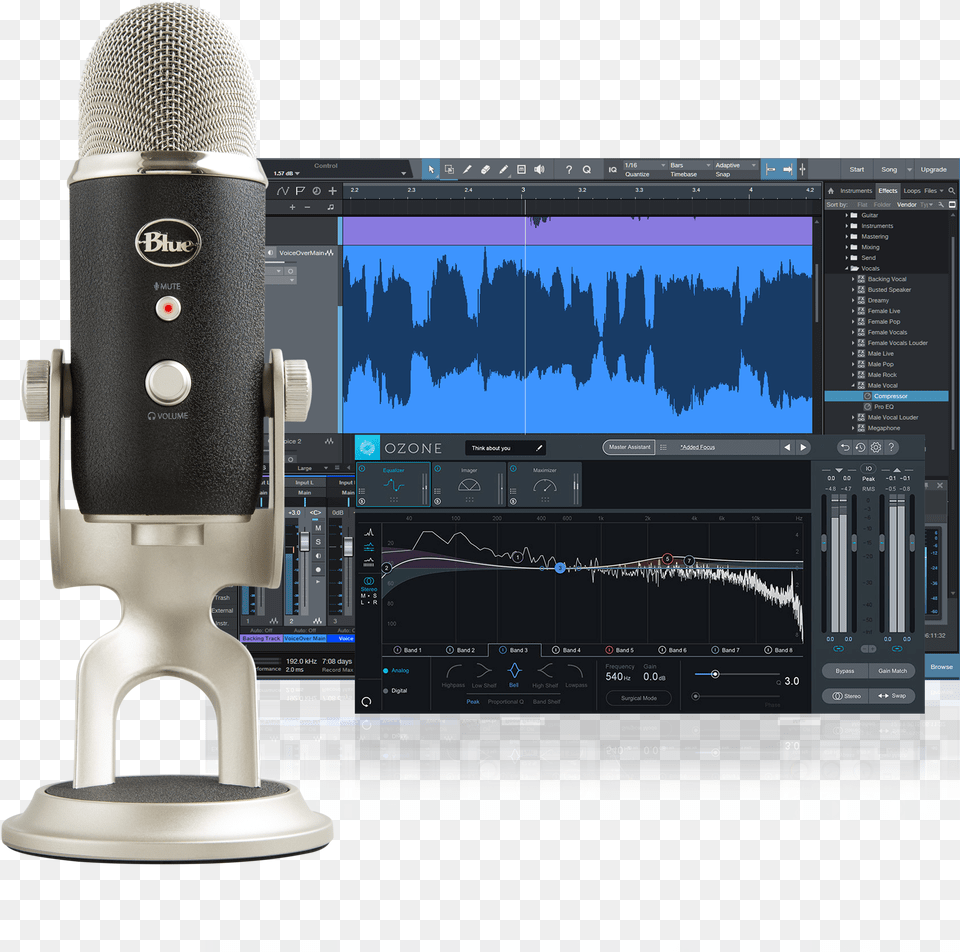 Blue Microphones Yeti Pro Studio Blue Microphones Snowball Studio Bk, Electrical Device, Microphone, Computer Hardware, Electronics Png Image