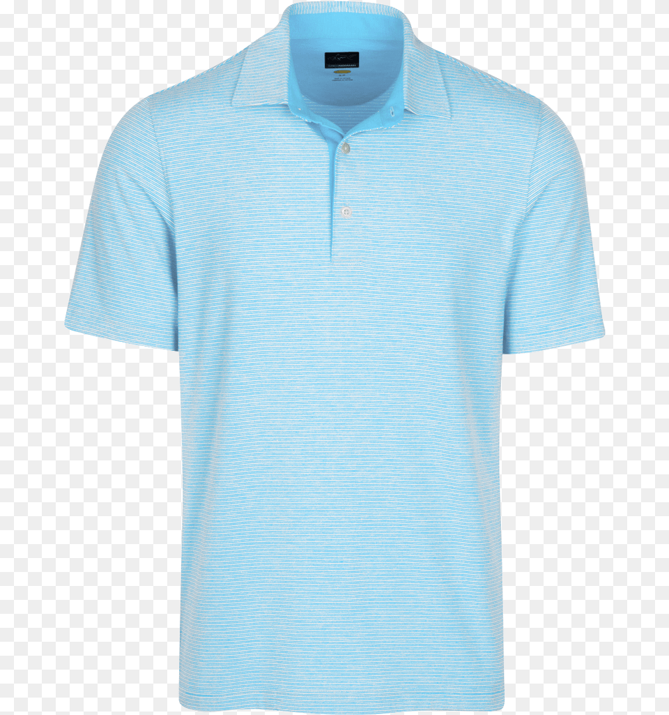 Blue Mist Heather Polo Shirt, Clothing, T-shirt, Sleeve Free Png