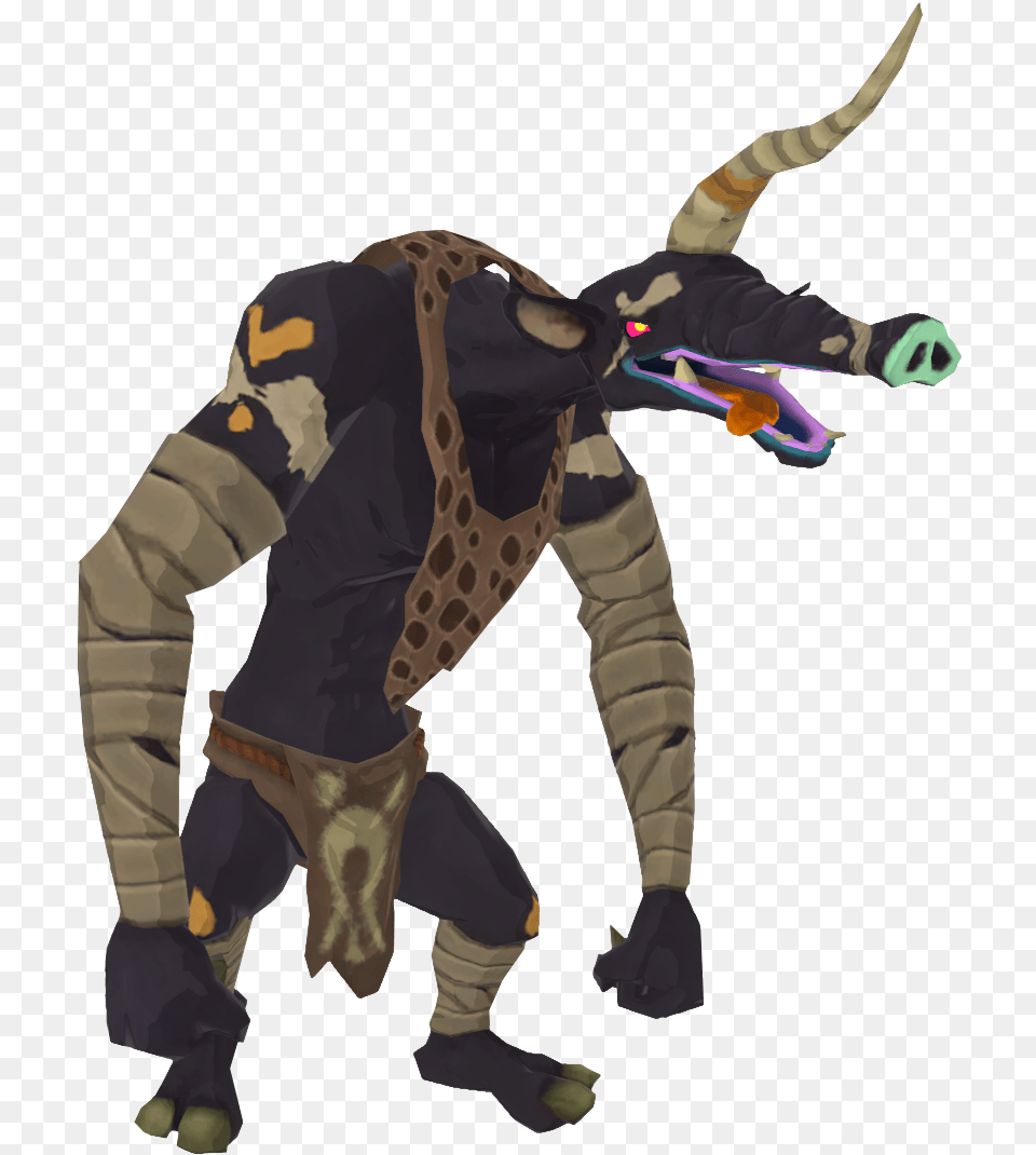 Blue Moblin Moblin Breath Of The Wild, Baby, Person, Weapon Png