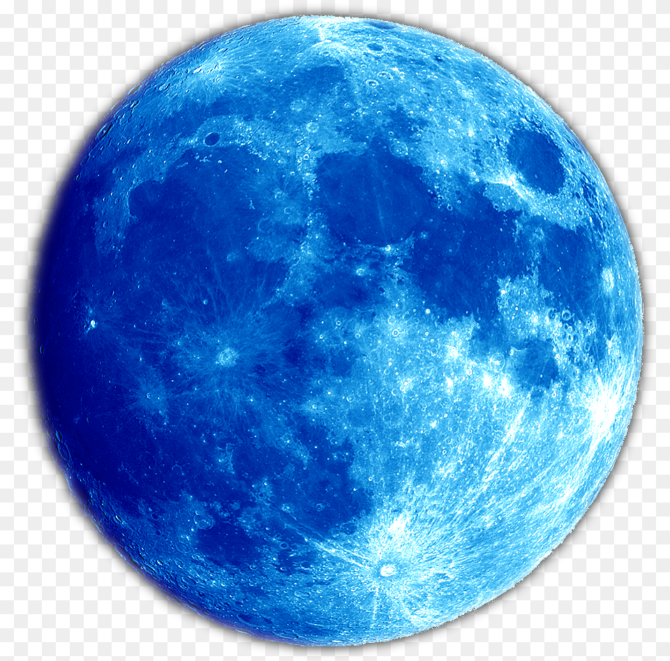 Blue Moon, Astronomy, Nature, Night, Outdoors Png Image