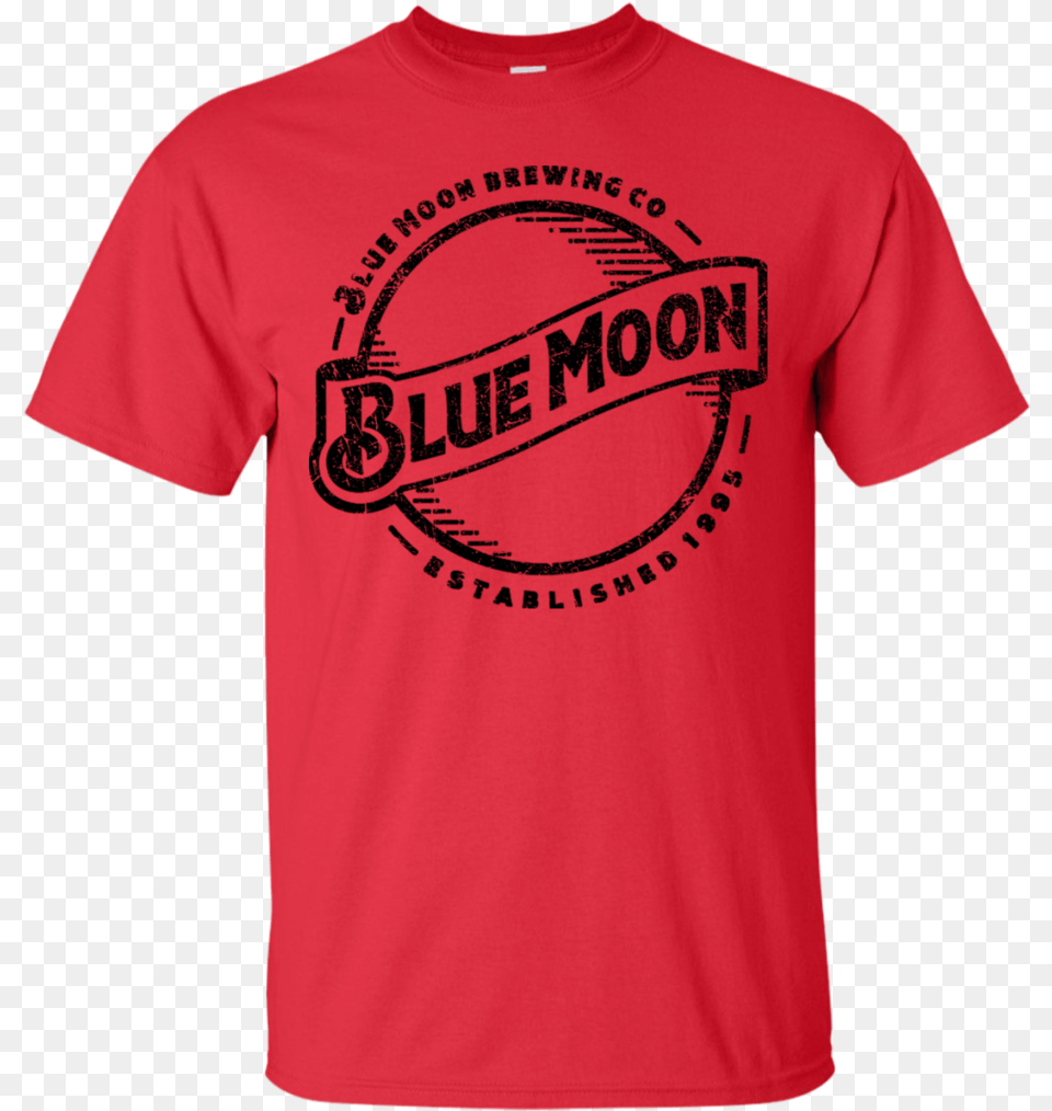 Blue Moon Beer T Unisex, Clothing, Shirt, T-shirt Png