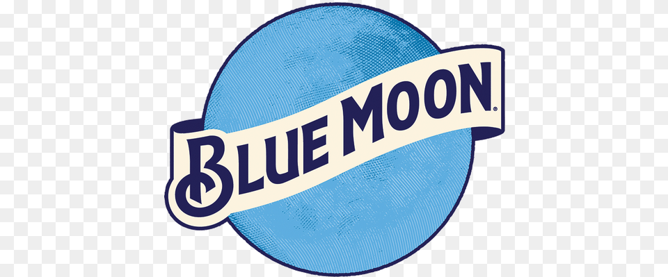 Blue Moon Belgian White Blue Moon Beer Logo, Badge, Sticker, Symbol, Ping Pong Free Png