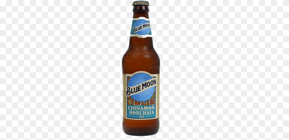 Blue Moon Cinnamon Horchata Ale Blue Moon Beer Flavors, Alcohol, Beer Bottle, Beverage, Bottle Png