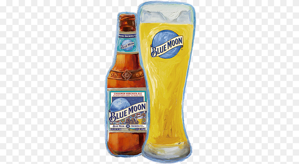 Blue Moon Cinnamon Horchata Ale Blue Moon Sunshine Citrus Blonde, Alcohol, Beer, Lager, Beverage Free Png Download