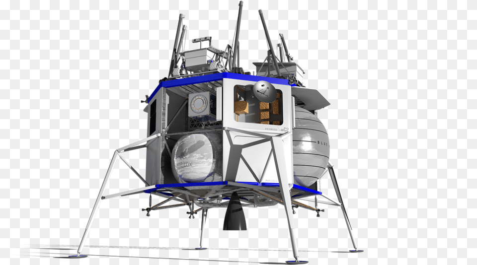 Blue Moon Lander, Aircraft, Airplane, Transportation, Vehicle Png
