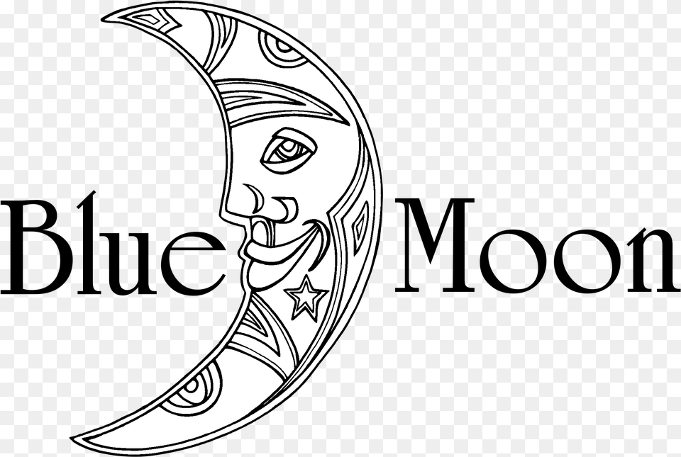 Blue Moon Logo Transparent Svg Blue Moon, Astronomy, Outdoors, Night, Nature Png