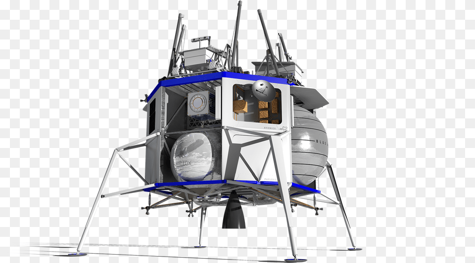 Blue Moon Lunar Lander, Aircraft, Airplane, Transportation, Vehicle Free Png