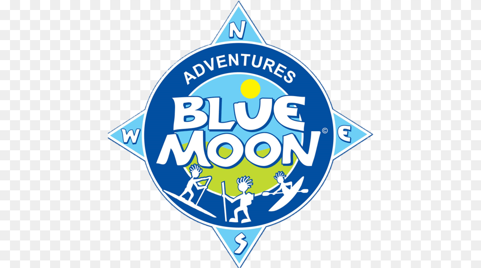 Blue Moon Outdoor Adventures Experience The Real South Corporacion Educativa Adventista, Badge, Logo, Symbol, Animal Free Png